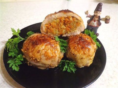 Видео: Куриные бедрышки- ФАРШИРОВАННЫЕ