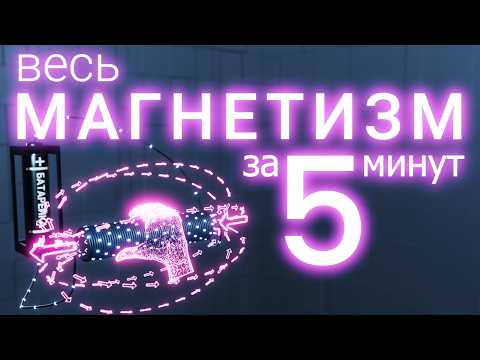 Видео: Все о МАГНИТНОМ ПОЛЕ и МАГНИТНЫХ ЯВЛЕНИЯХ за 5 минут!
