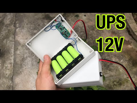 Видео: ИБП 12 В для роутера WiFi и камеры