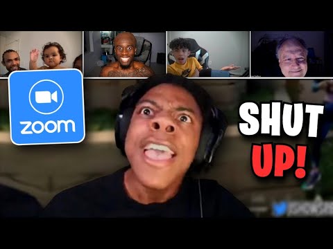 Видео: IShowSpeed ​​троллит ЗЛУЮ КАРЕН в Zoom!