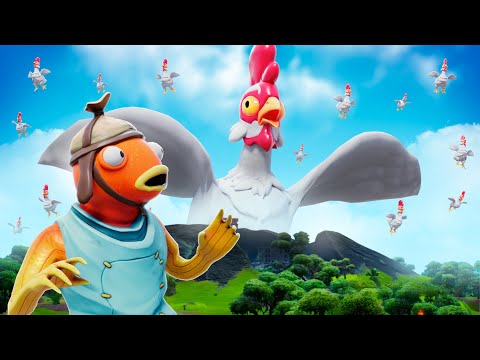 Видео: АГРЕССИВНЫЕ КУРИЦЫ В ФОРТНАЙТ!