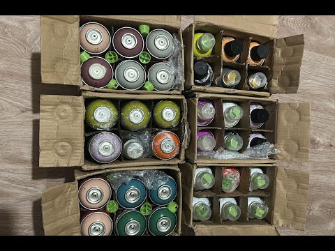 Видео: Китайские коллекционные граффити банки часть 2