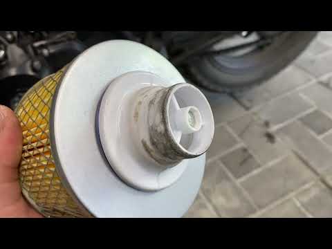 Видео: Бумажный фильтр на мопед Jordan evo, stingray.