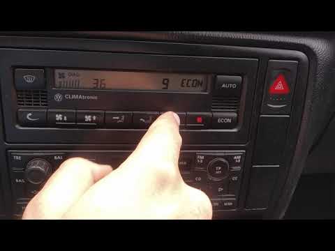 Видео: Как заходить в меню климат контроль на VW Passat, Golf,Bora, T4,T5-Скрытое меню Climatronic Все коды