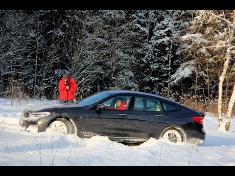 Видео: BMW 6 GT: полный привод против снежных заносов