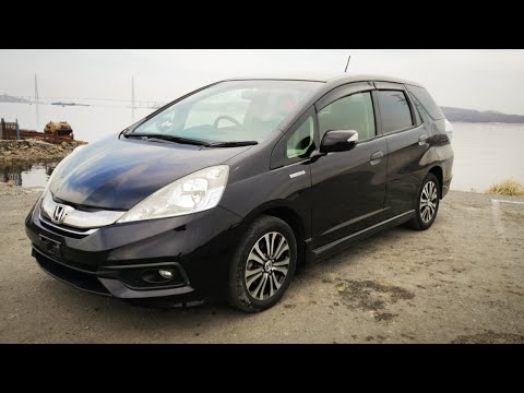 Видео: Honda Fit Shuttle Гибрид 2014 - Привёз под Заказ из Японии