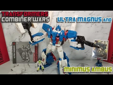 Видео: Ультра Магнус/Ultra Magnus And Minimus Ambus, трансформер, обзор фигурки, Combiner Wars.