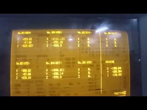 Видео: MAZAK VTC 20C привязка системы координат X-Y