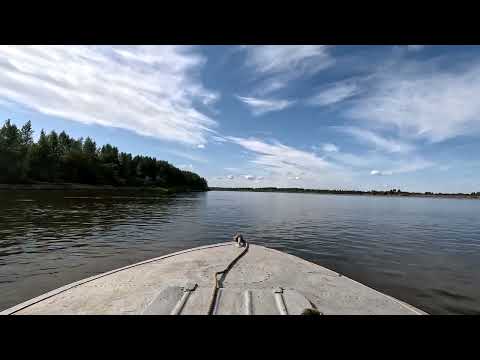 Видео: Из Тогура в Иванкино на лодке