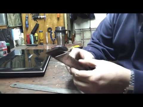 Видео: Делаем Сапожный нож _часть_1 (строгаем гвозди...))