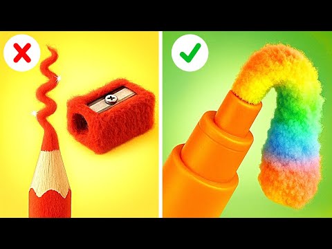 Видео: ✨ Школьные лайфхаки, которые впечатляют! | 123 GO!