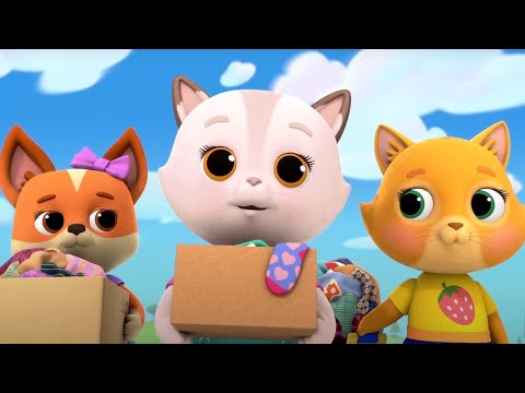 Видео: КОШЕЧКИ-СОБАЧКИ идут на пикник - все серии - сборник мультфильмов