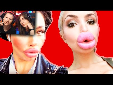 Видео: ДУРЫ С НАКАЧАННЫМИ ГУБАМИ | РЕАКЦИЯ на marazm