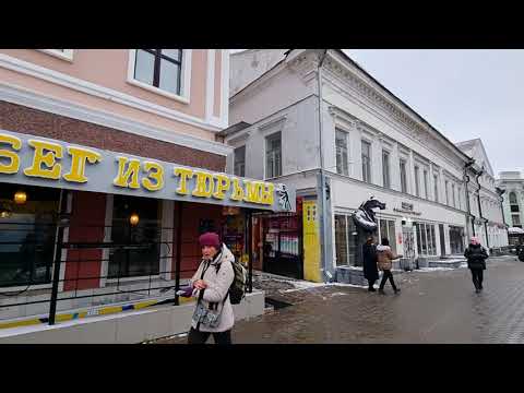 Видео: Прогулка по улице Баумана, Казань 4К Walking Bauman street, Kazan, Russia