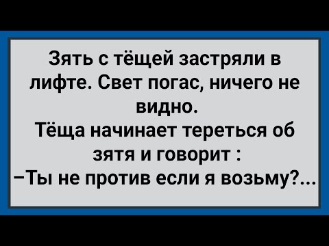 Видео: Как Зять с Тещей в Лифте Застрял! Сборник Свежих Анекдотов! Юмор!