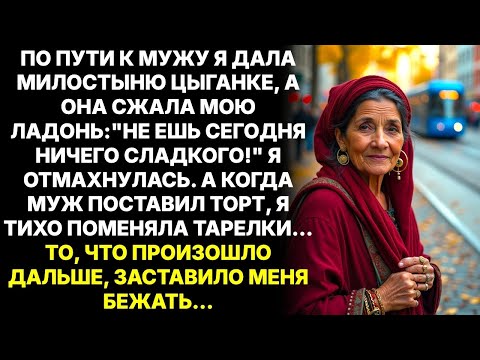 Видео: На остановке цыганка схватила мою руку- Не ешь сегодня сладкое  .. А когда муж предложил тортик..