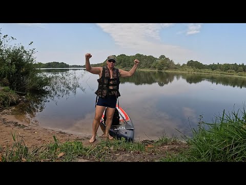 Видео: ПРОГУЛКА ПО ОЗЕРУ НА SUP BOARD TECH TEAM KENTARO!04.09.2025 г.