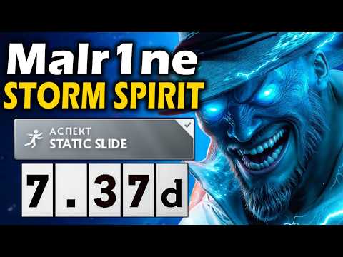 Видео: Малрин Абузит Шторма, против Яторо! - Malr1ne Storm Spirit 7.37 ДОТА 2