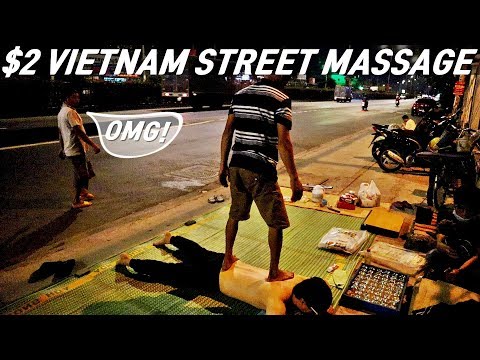 Видео: АСМР Массаж у Шоссе за 2 доллара во Вьетнаме