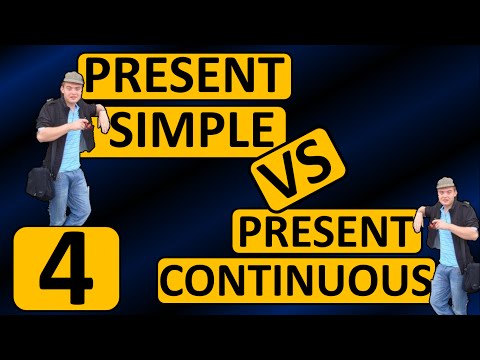 Видео: 4. Английский: PRESENT SIMPLE или PRESENT CONTINUOUS (Max Heart)