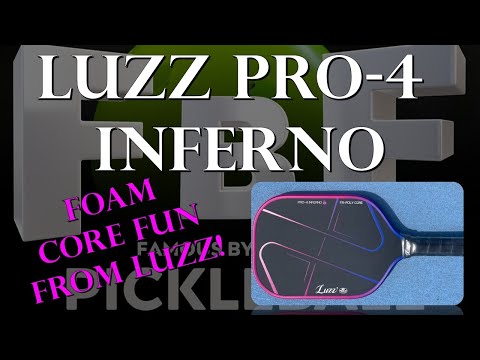 Видео: Обзор ракетки Luzz Pro 4 Inferno Pickleball