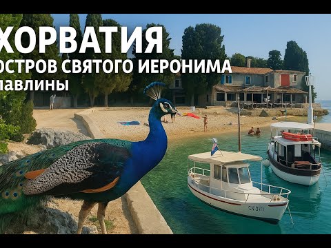 Видео: Хорватия Остров Святой Еролим Otok Sveti Jerolim