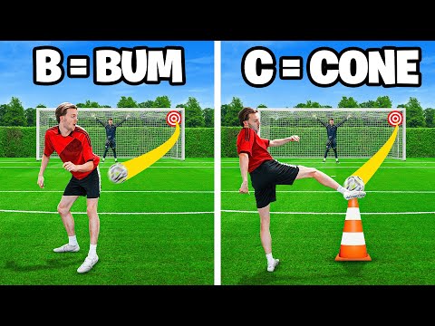 Видео: Забиваем по одному СТРАННОМУ голу за каждую букву