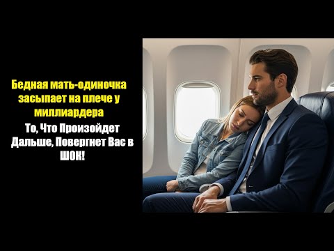 Видео: Бедная мать-одиночка засыпает на плече у Миллиардера–То, что произойдет дальше, Вас шокирует!