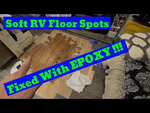 Видео: Ремонт слабых мест на полу автодома!!