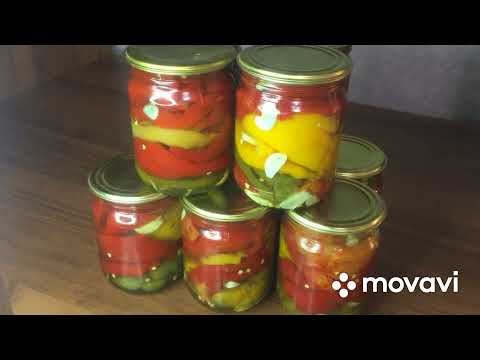 Видео: Запеченный маринованный очень вкусный перец на зиму!