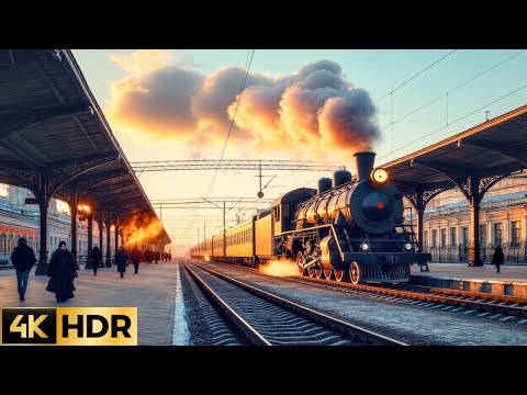 Видео: 🇷🇺 4K HDR Витебский вокзал - самый красивый вокзал САНКТ-ПЕТЕРБУРГА.