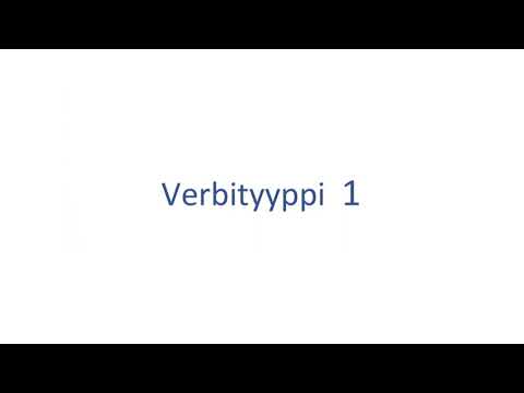 Видео: САМЫЙ ЛУЧШИЙ ФИНСКИЙ. УРОК 8. СПРЯЖЕНИЕ ГЛАГОЛОВ 1-ГО ТИПА. ВИДЕОУРОКИ ФИНСКОГО ЯЗЫКА.