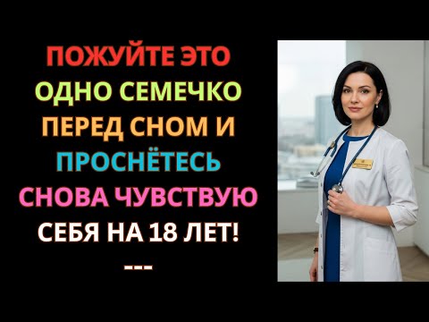 Видео: Мужчины 40+! Разжуйте это одно семя перед сном — и проснётесь как в юности!