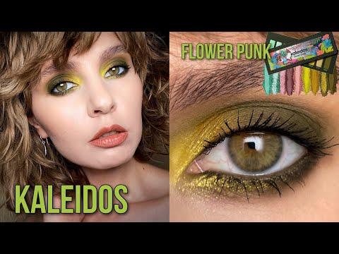 Видео: KALEIDOS FLOWER PUNK | Оливковый макияж