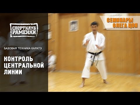 Видео: Каратэ Шотокан. Уроки Олега Цоя. Контроль центральной линии