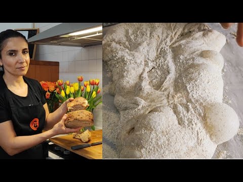 Видео: Խմոր չի մի  հեքիաթ է, հրաշք է։ Խրթխրթան Հաց սև (ամբողջական) ալյուրով։ Хлеб #хлебвдуховке