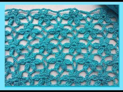 Видео: Красивый узор крючком / Flower garden stitch