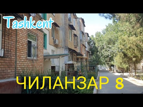 Видео: Uzbekistan Tashkent  ЧИЛАНЗАР 8 квартал