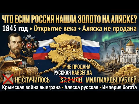 Видео: Что если бы Россия НАШЛА ЗОЛОТО на Аляске в 1845 году?