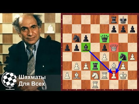 Видео: Шахматы. Михаил Таль. Ладья + Открытая Линия = ПОБЕДА!