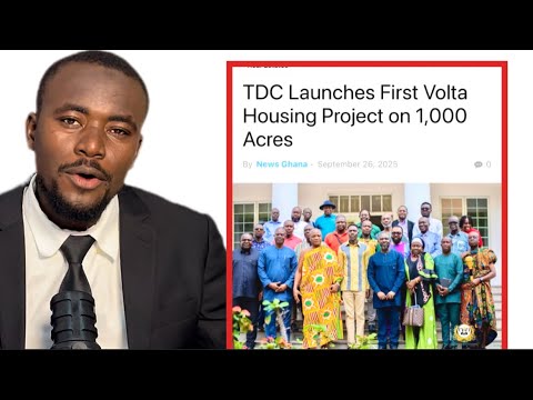 Видео: TDC Ghana приобретает 1000 акров земли в Хо для жилищного проекта || Жилищная недвижимость