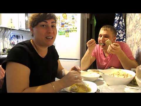 Видео: Мукбанг / Гороховый суп /Салат из пекинской капусты/