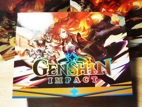Видео: Бокс с Мавуикой! РАСПАКОВКА коллекционных карт GENSHIN IMPACT №64