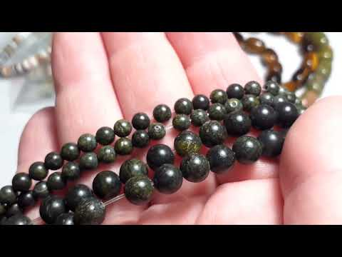 Видео: Покупки. Бракованный унакит, рассыпавшийся бисер и все такое...