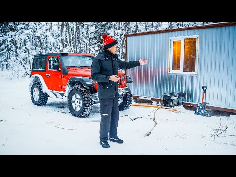 Видео: ЖИВЁМ НА ХУТОРЕ В БЫТОВКЕ