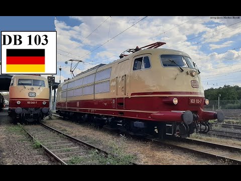 Видео: серия 125 Легендарный электровоз Германии DB 103 #DB103 #103 #train