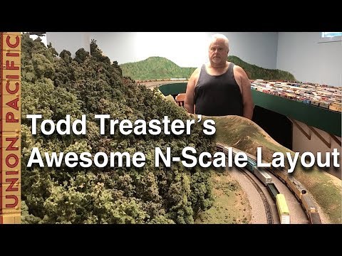 Видео: Второй визит к потрясающему макету Тодда Тристера в масштабе N