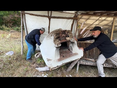Видео: Пора прощаться с нашим горным домом / Каменная печь снесена