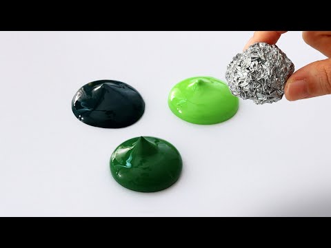 Видео: Простой и увлекательный способ рисовать акриловыми красками #542