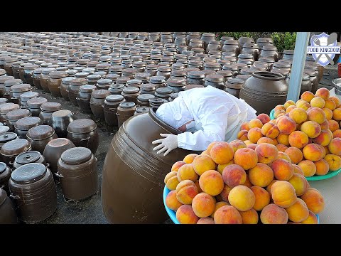 Видео: Действительно удивительно! персиково-каштановый хлеб / корейская пищевая фабрика